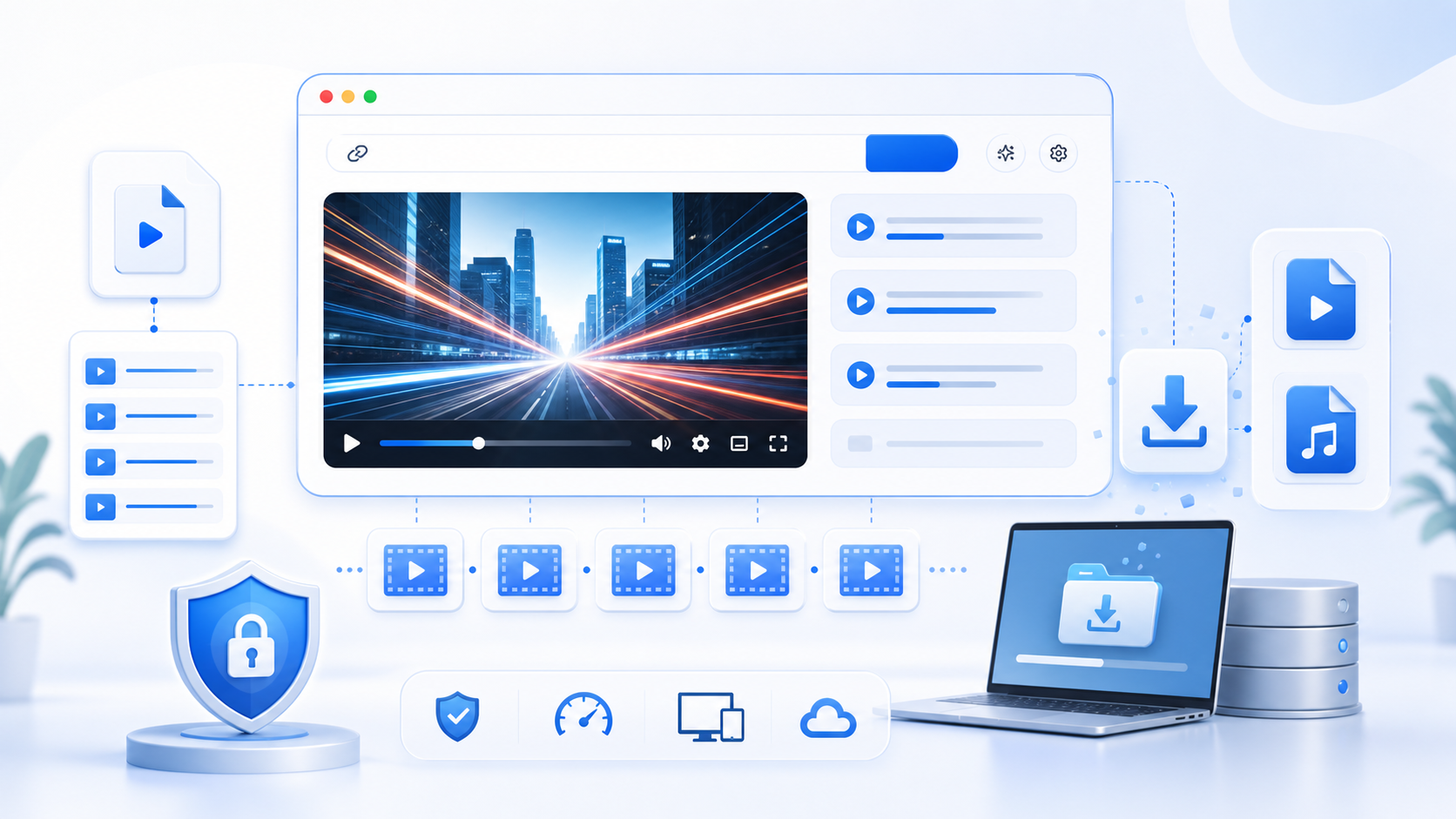 pengunduh video online - Dasar